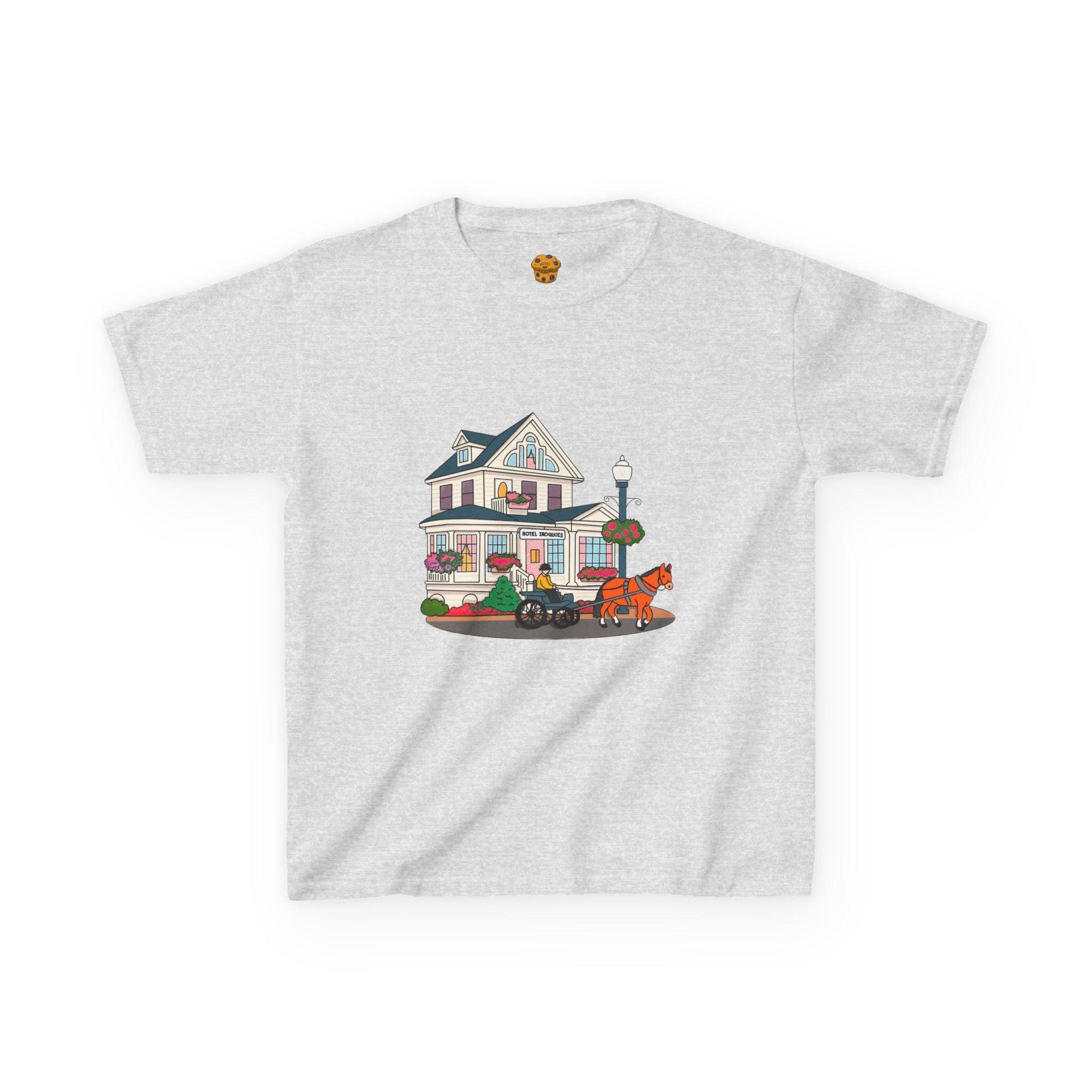 Mackinac Merch - Hotel Iroquois Series Kids Heavy Cotton Tee