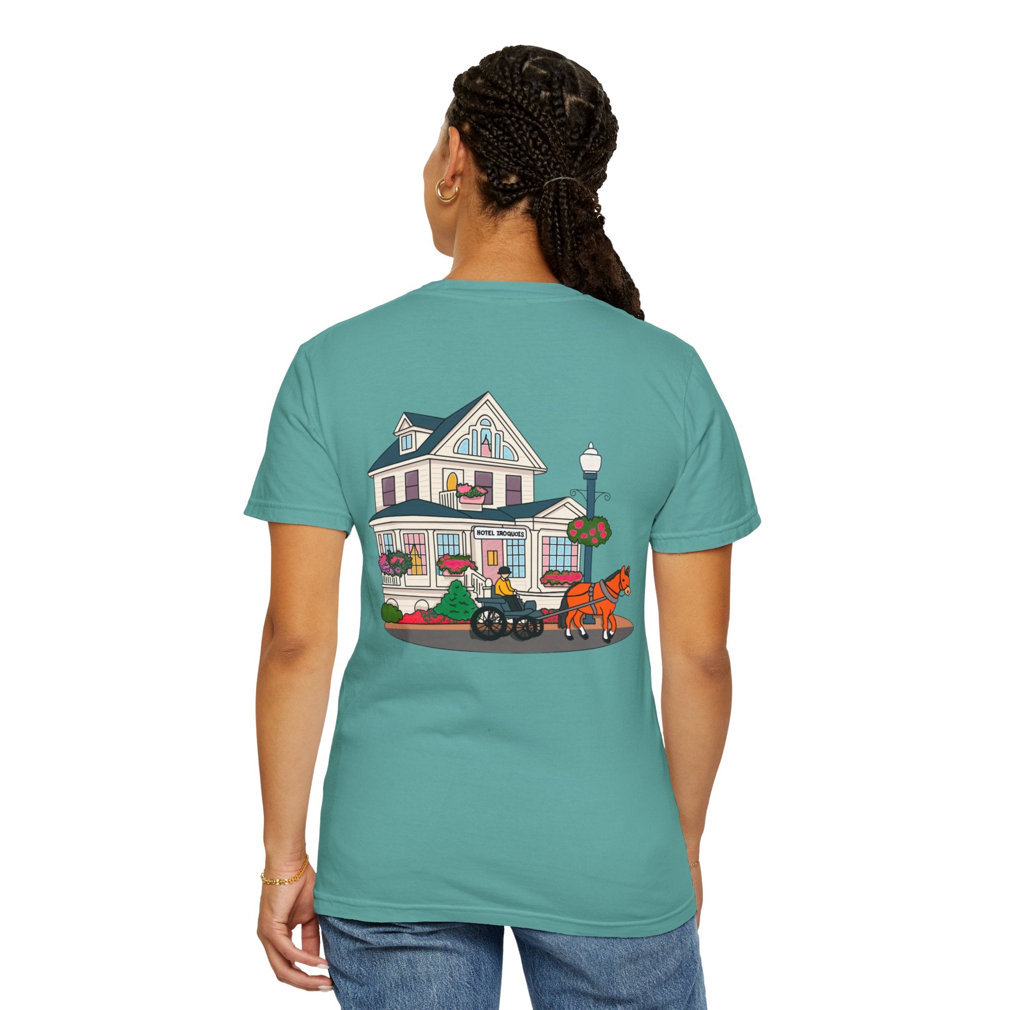Mackinac Merch - The Hotel Iroquois Series - The Hotel Comfort Colors T Shirt