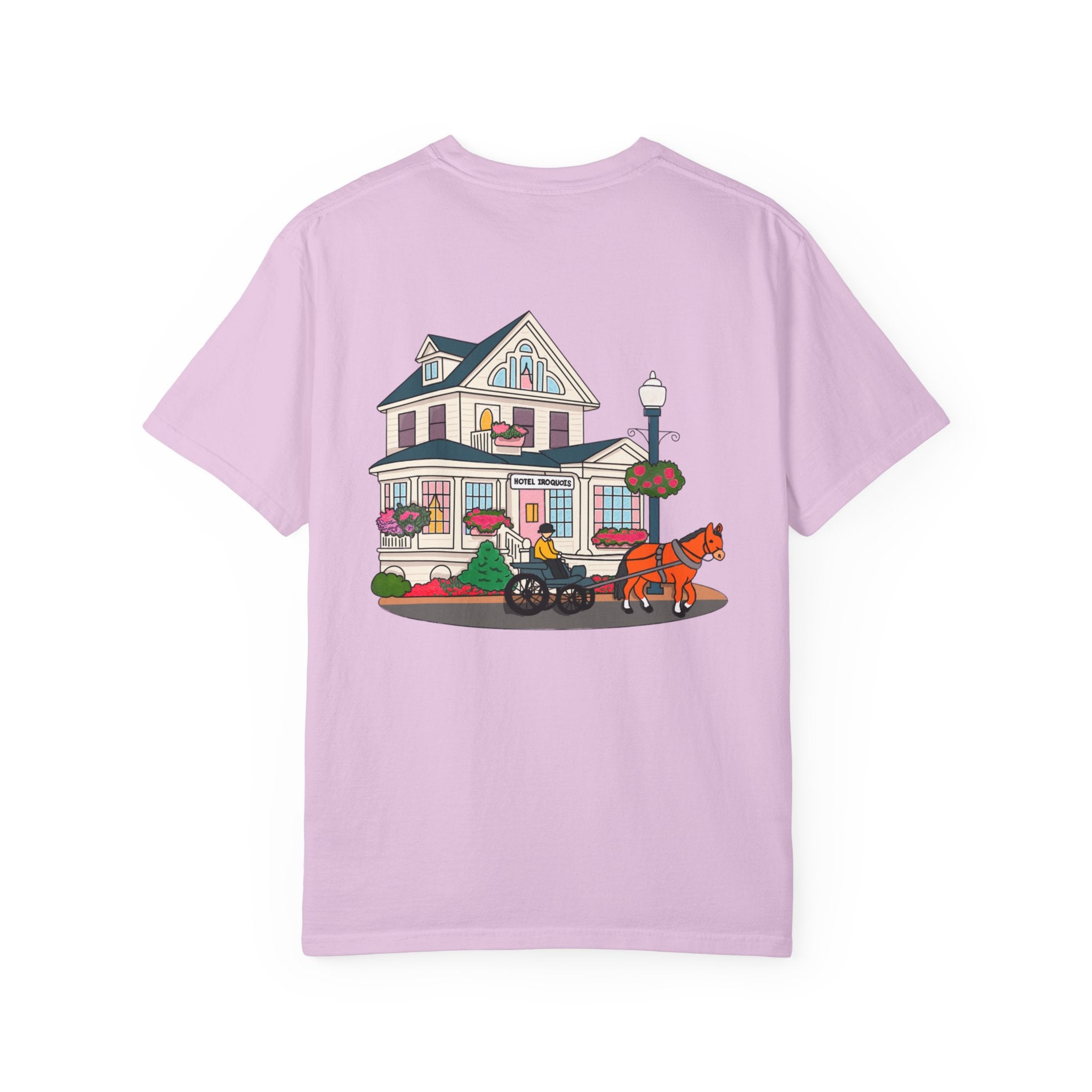Mackinac Merch - The Hotel Iroquois Series - The Hotel Comfort Colors T Shirt