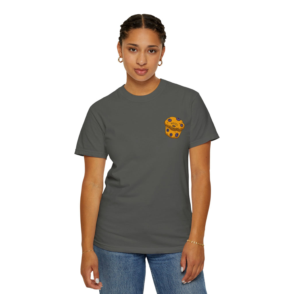 Mackinac Merch - The Hotel Iroquois Series - The Circle Porch Comfort Colors T Shirt