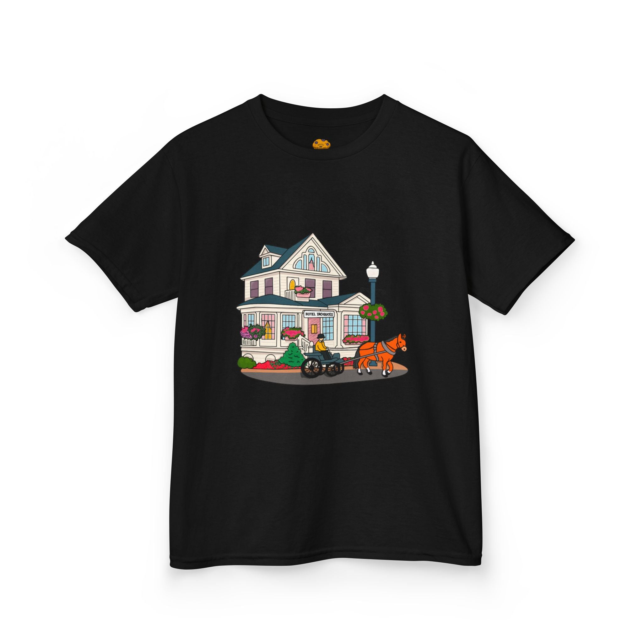 Mackinac Merch - Hotel Iroquois Series Kids Heavy Cotton Tee