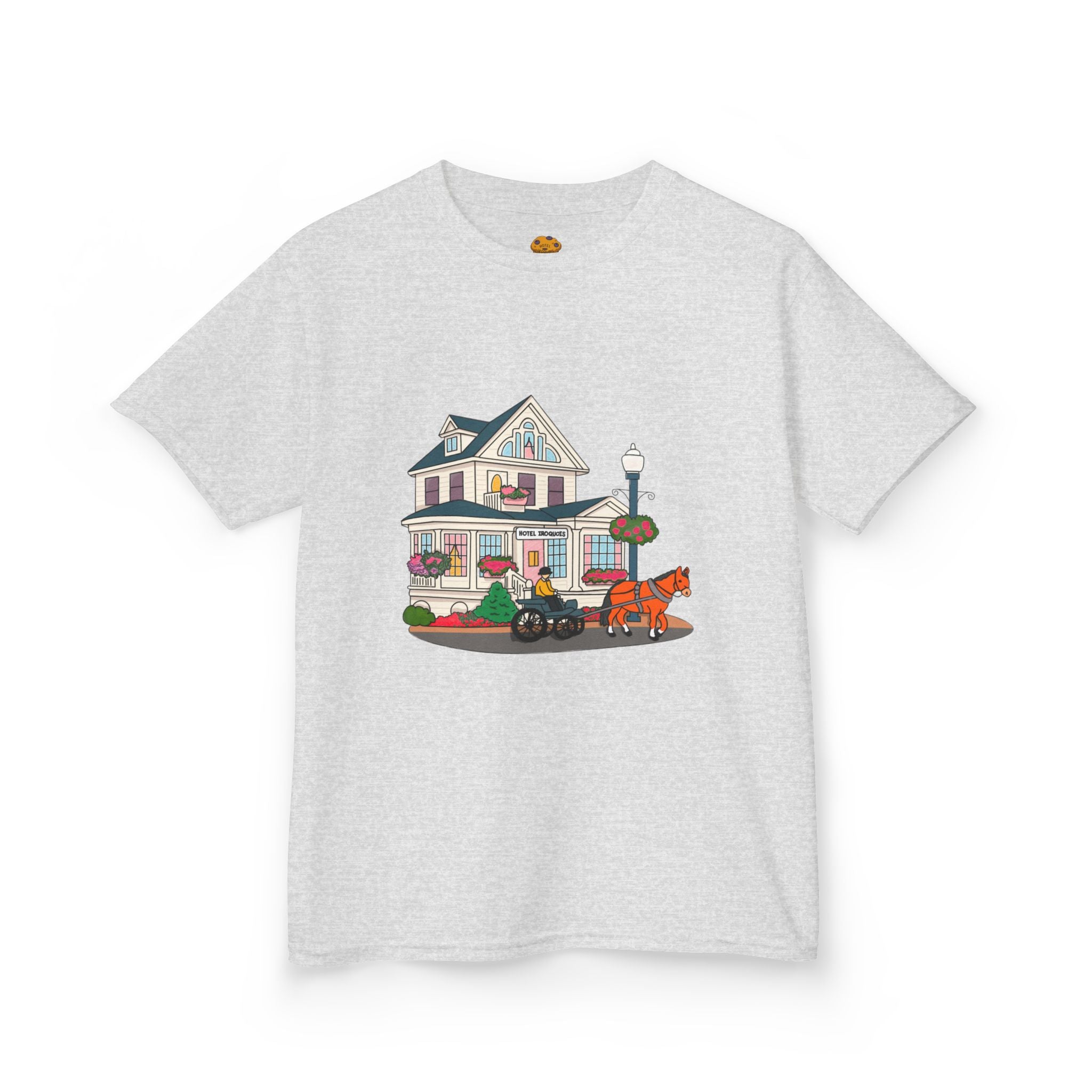 Mackinac Merch - Hotel Iroquois Series Kids Heavy Cotton Tee