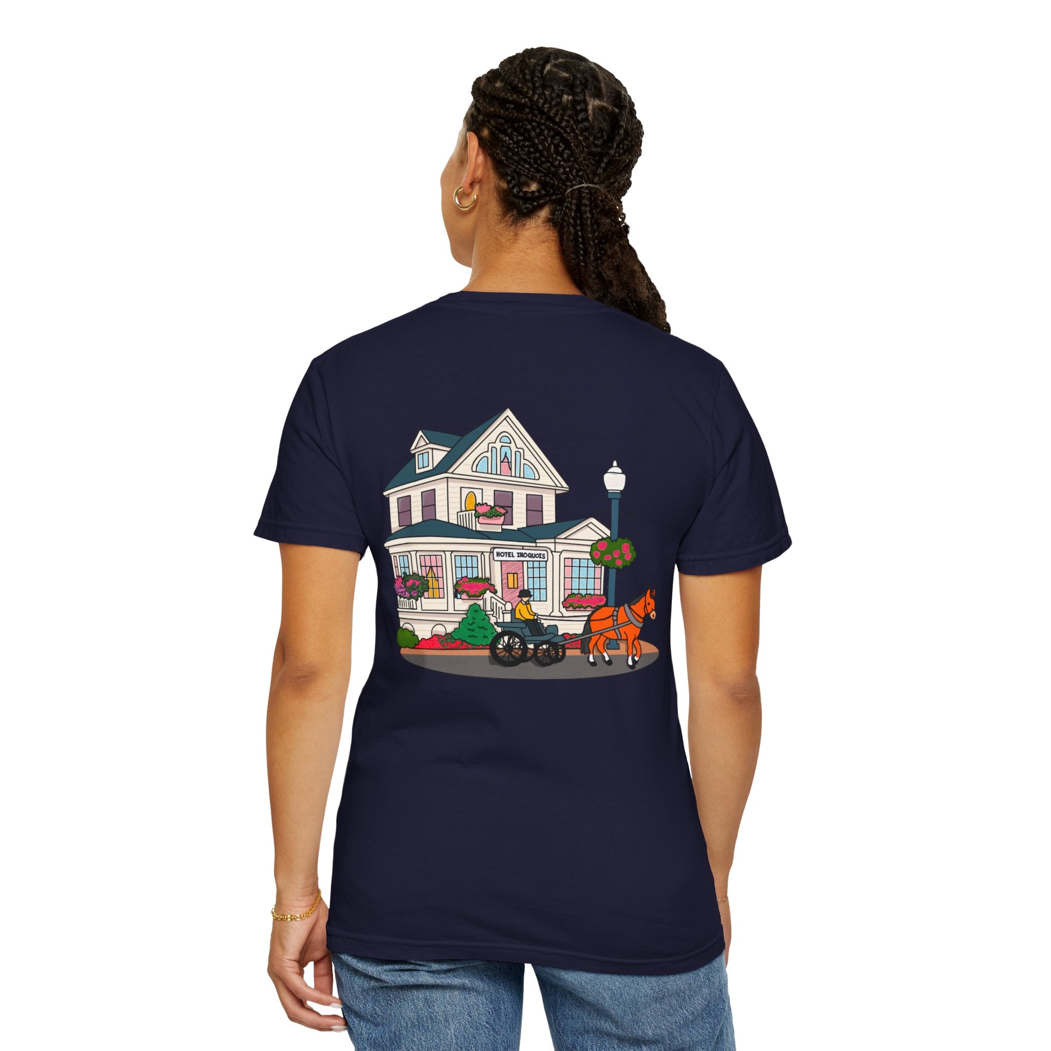 Mackinac Merch - The Hotel Iroquois Series - The Hotel Comfort Colors T Shirt