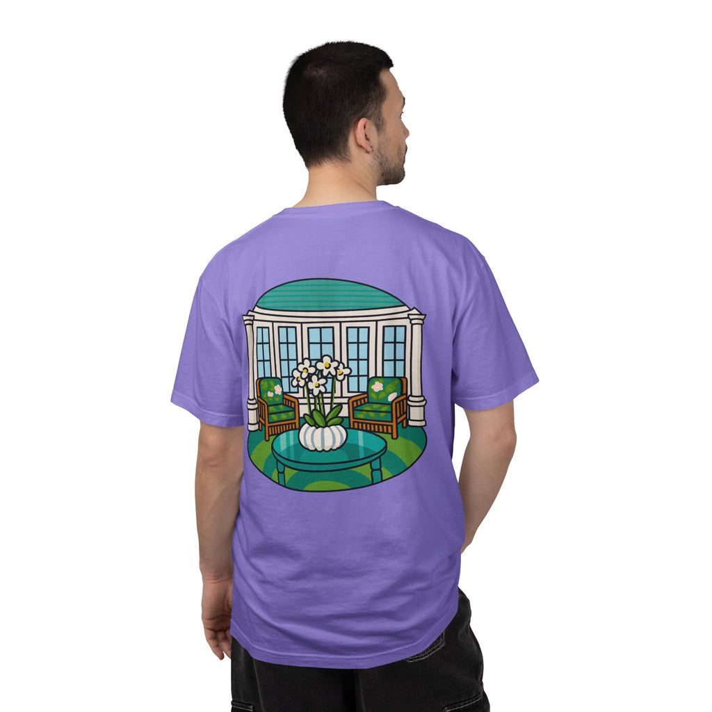 Mackinac Merch - The Hotel Iroquois Series - The Circle Porch Comfort Colors T Shirt