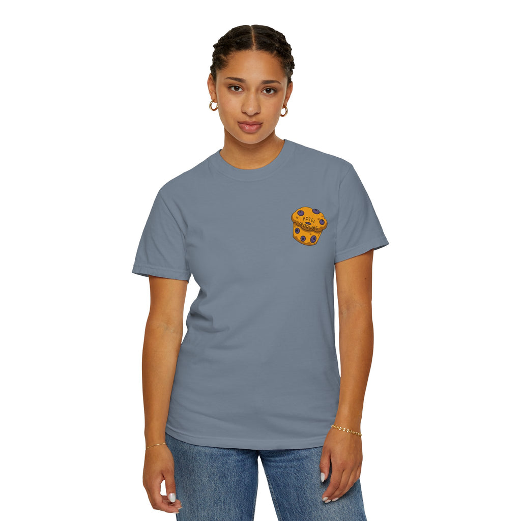 Mackinac Merch - The Hotel Iroquois Series - The Circle Porch Comfort Colors T Shirt