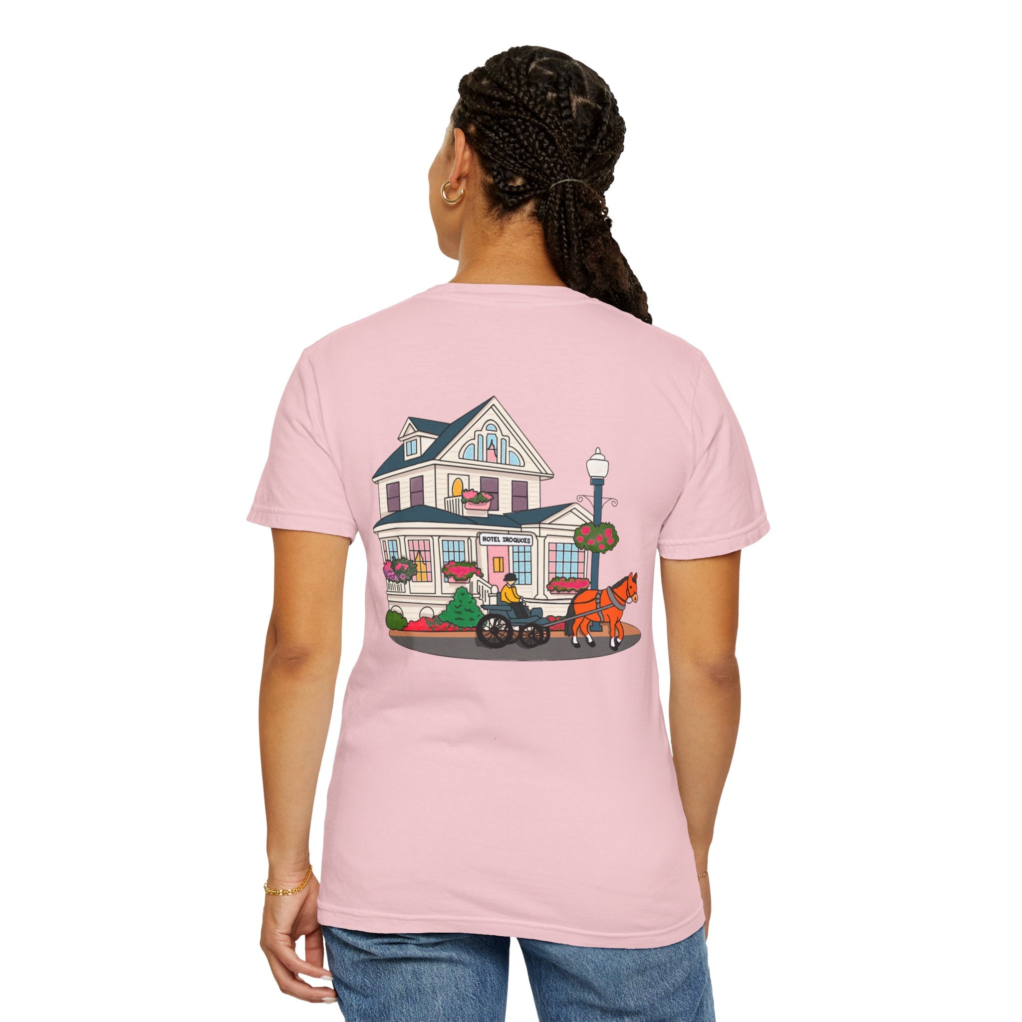 Mackinac Merch - The Hotel Iroquois Series - The Hotel Comfort Colors T Shirt