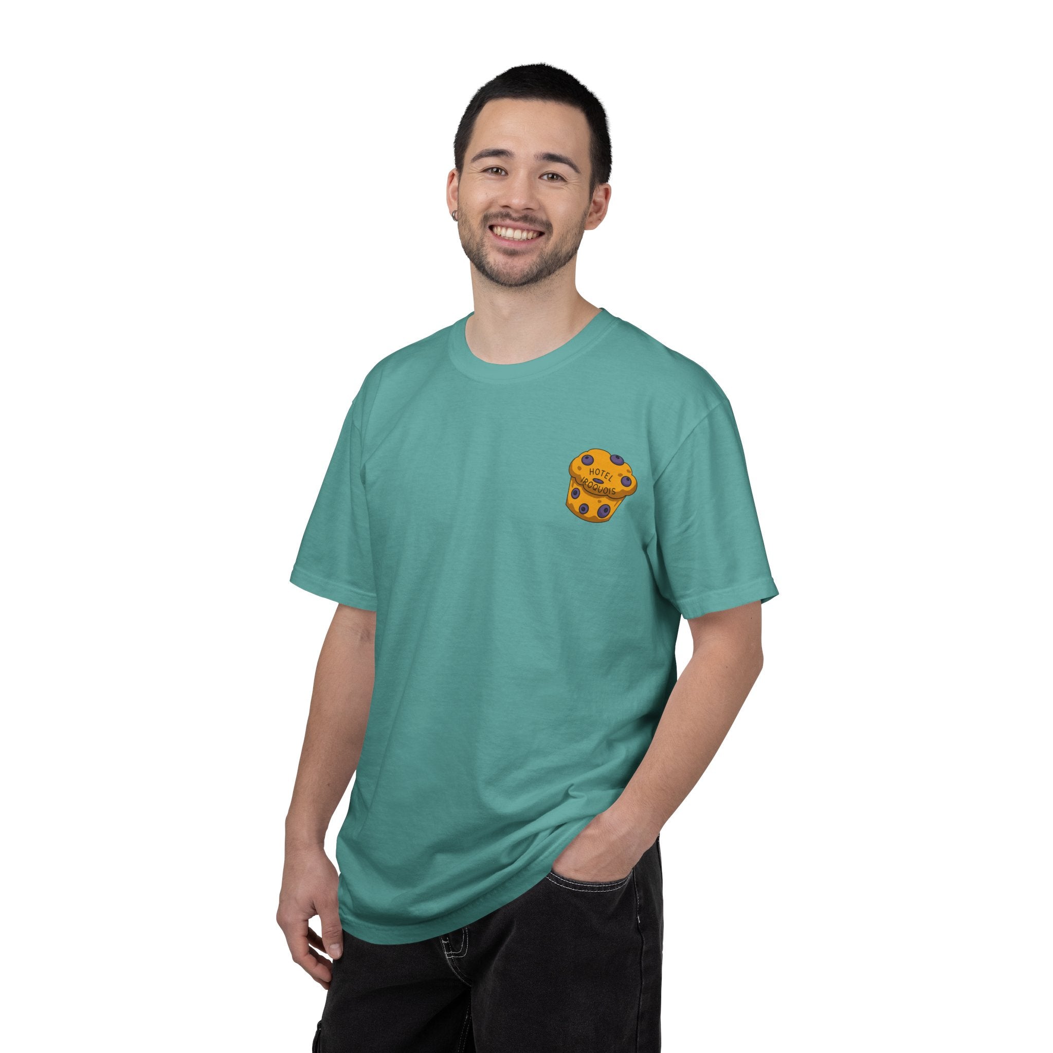 Mackinac Merch - The Hotel Iroquois Series - The Circle Porch Comfort Colors T Shirt