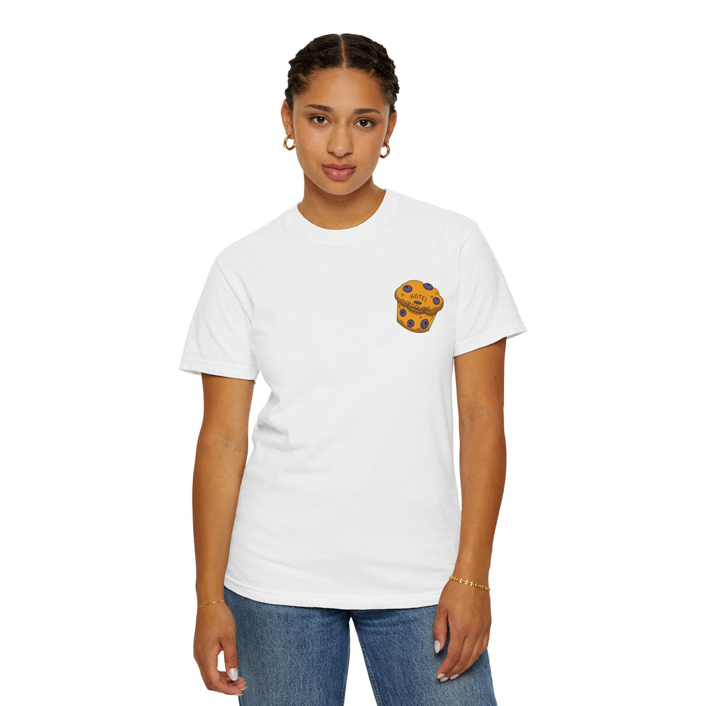 Mackinac Merch - The Hotel Iroquois Series - The Circle Porch Comfort Colors T Shirt