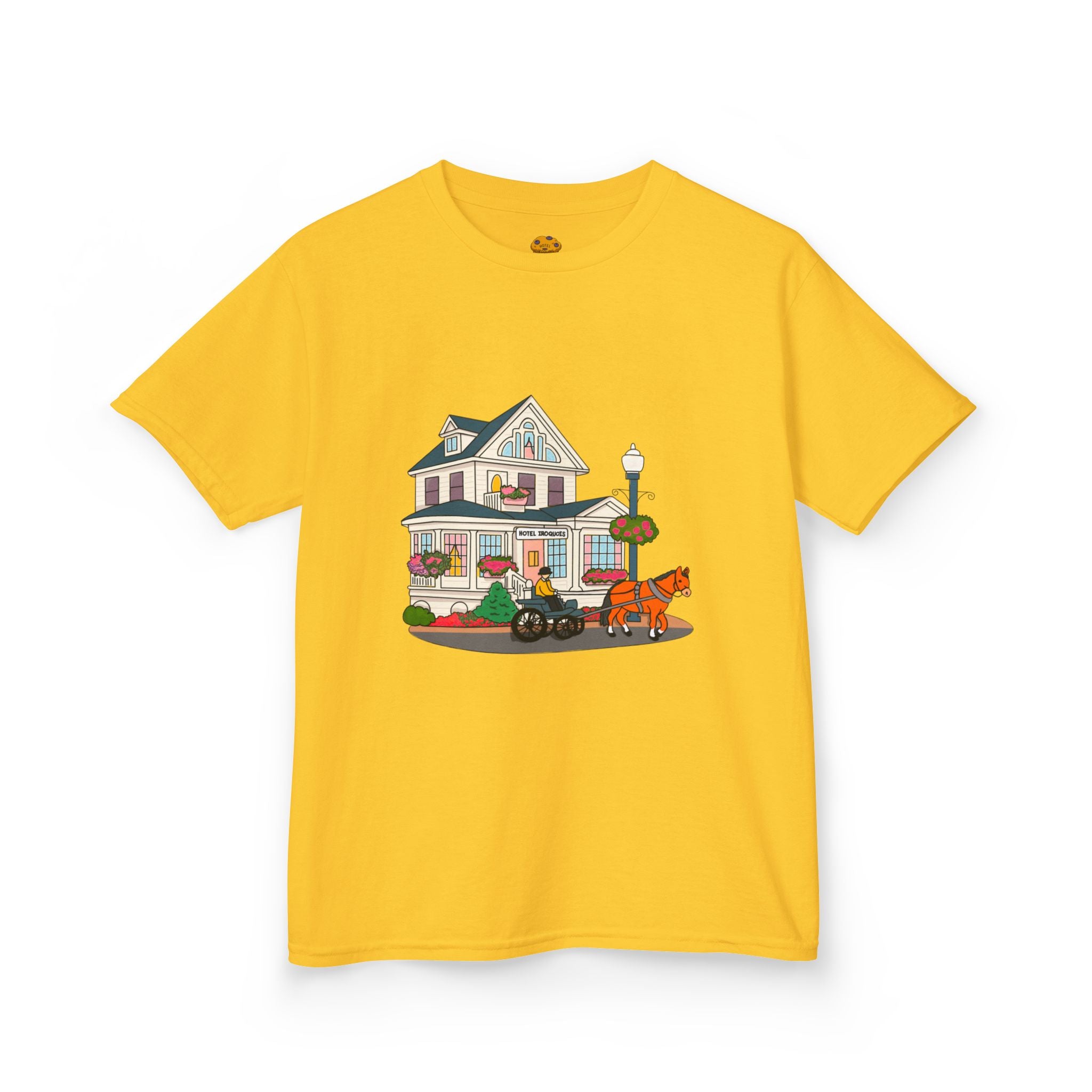 Mackinac Merch - Hotel Iroquois Series Kids Heavy Cotton Tee