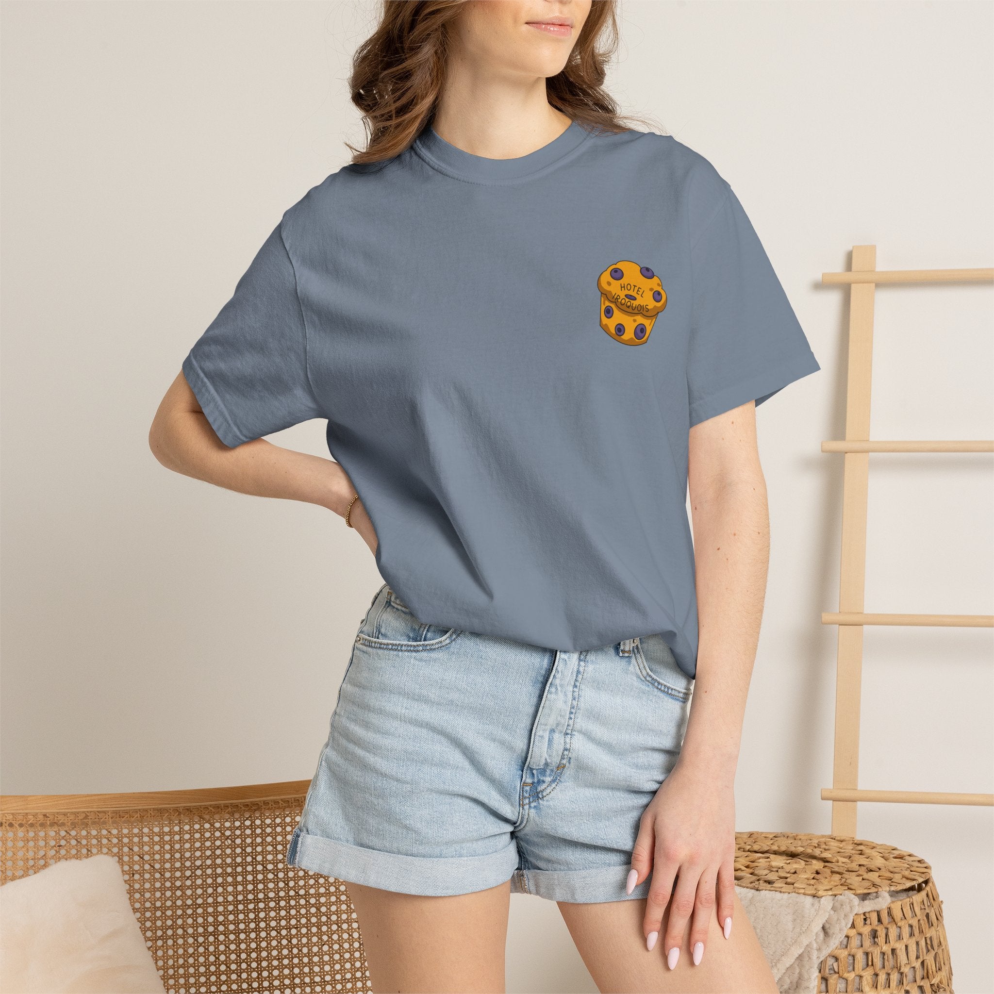 Mackinac Merch - The Hotel Iroquois Series - The Circle Porch Comfort Colors T Shirt