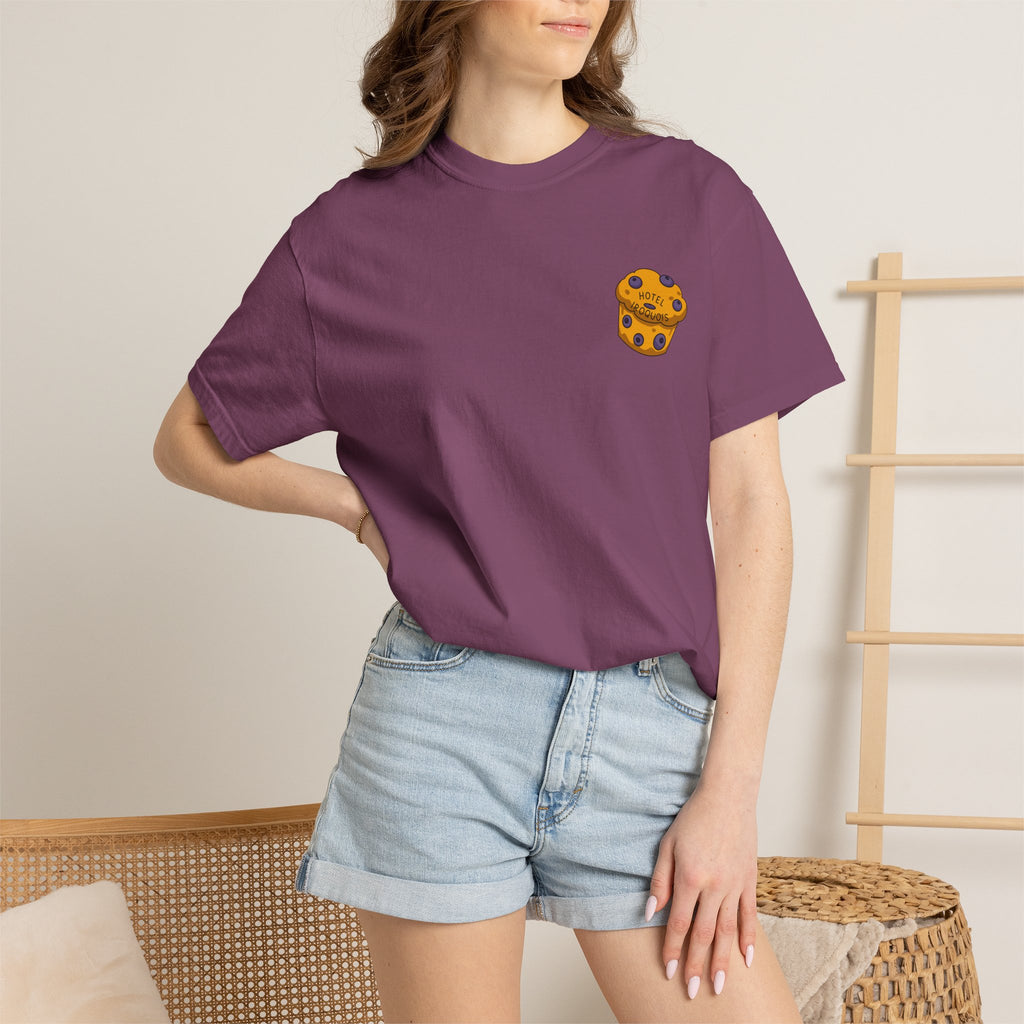 Mackinac Merch - The Hotel Iroquois Series - The Circle Porch Comfort Colors T Shirt