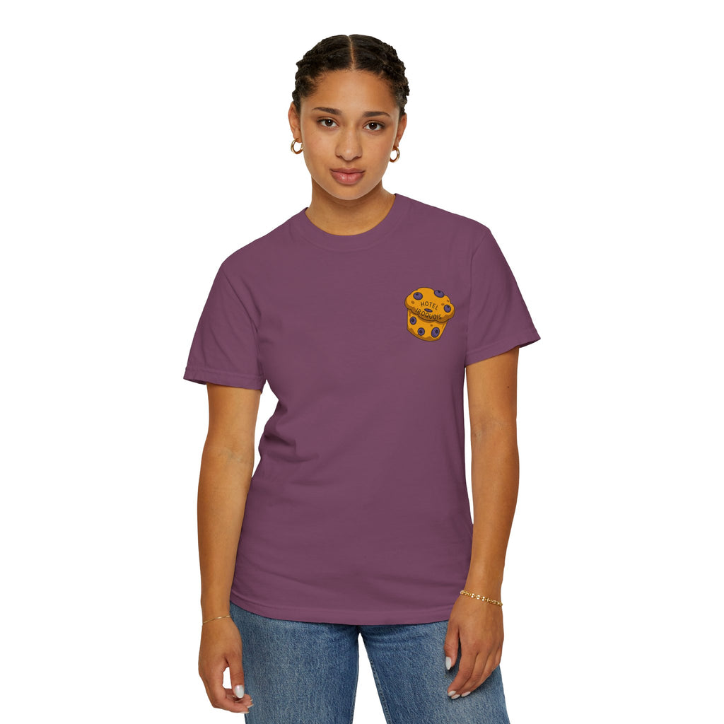 Mackinac Merch - The Hotel Iroquois Series - The Circle Porch Comfort Colors T Shirt