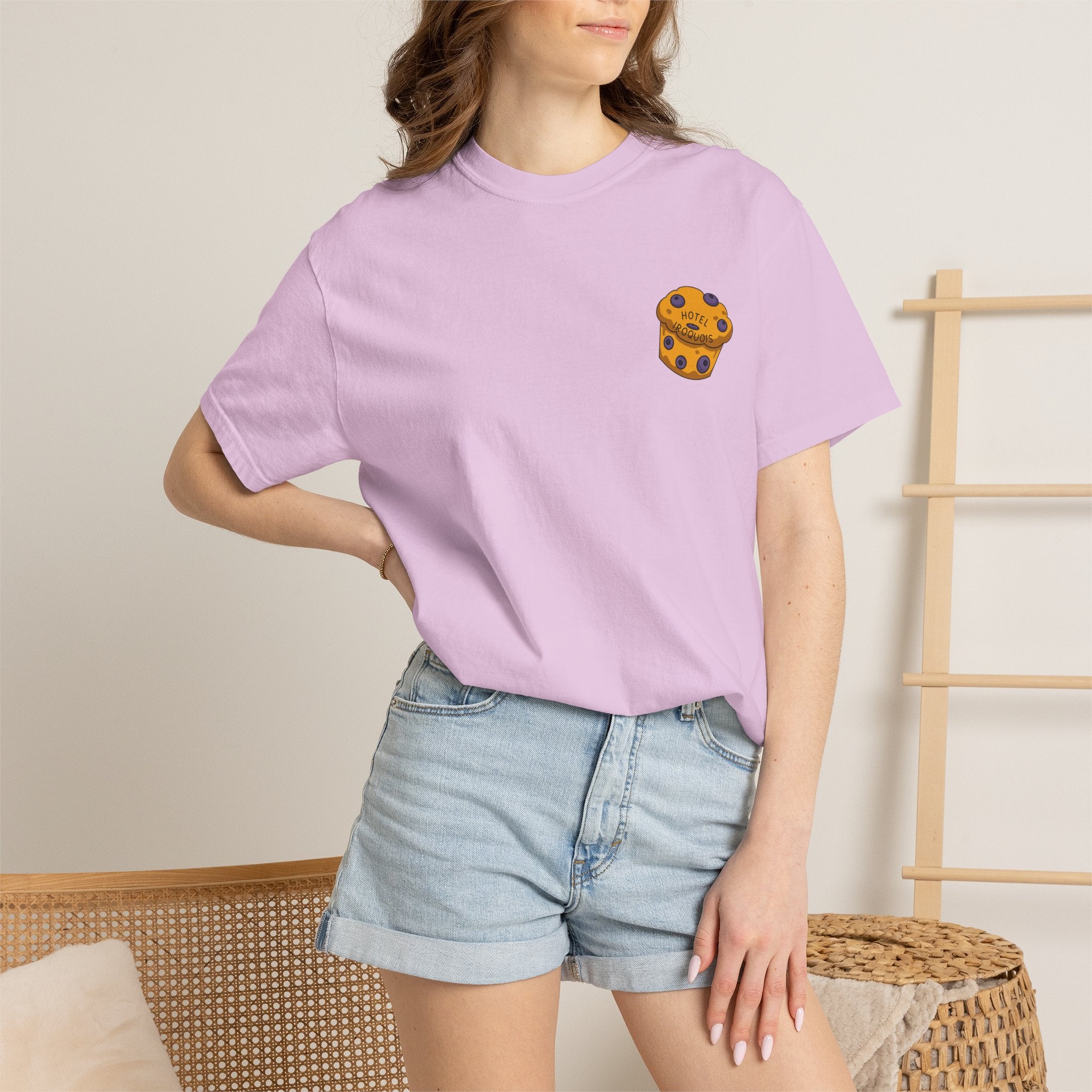 Mackinac Merch - The Hotel Iroquois Series - The Circle Porch Comfort Colors T Shirt