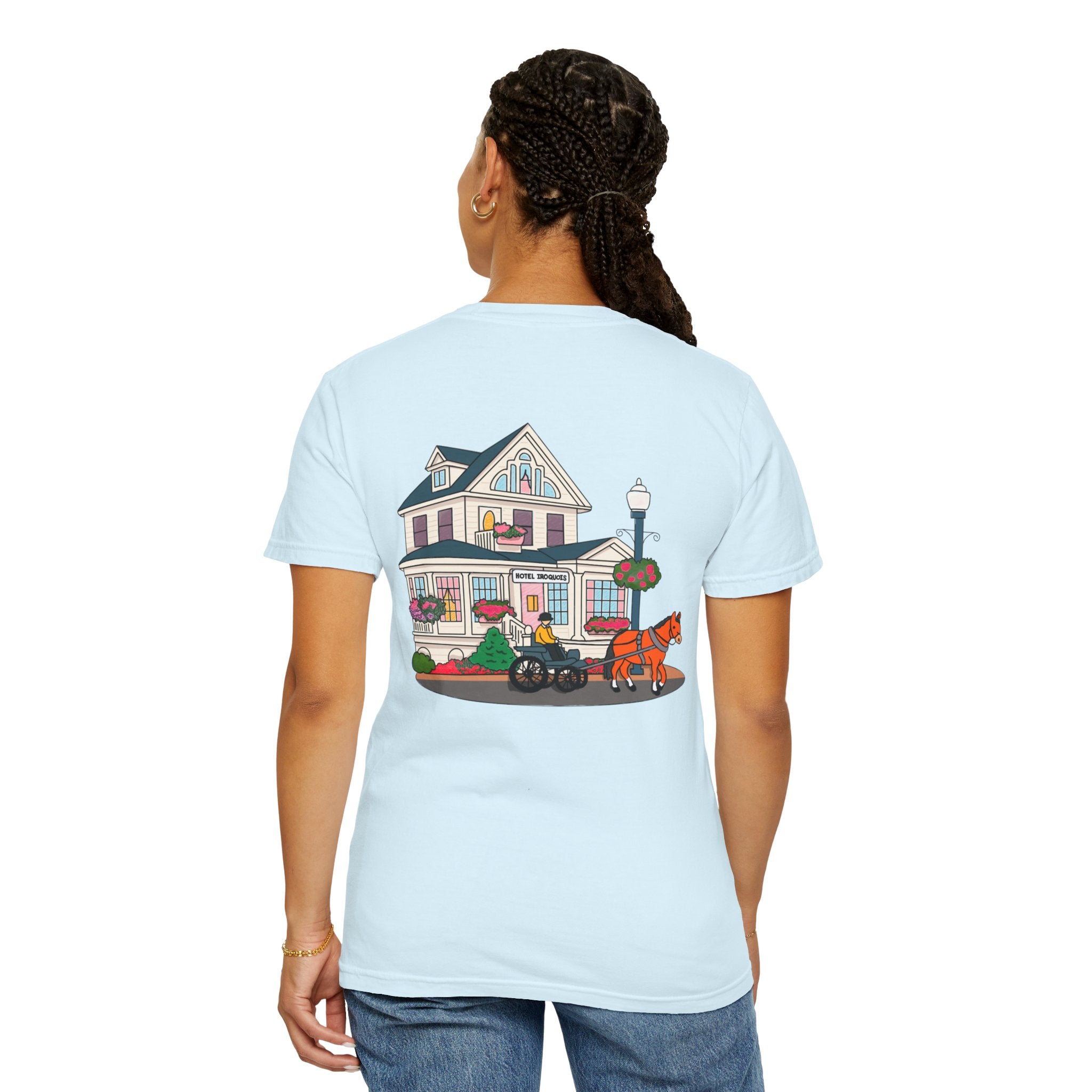 Mackinac Merch - The Hotel Iroquois Series - The Hotel Comfort Colors T Shirt