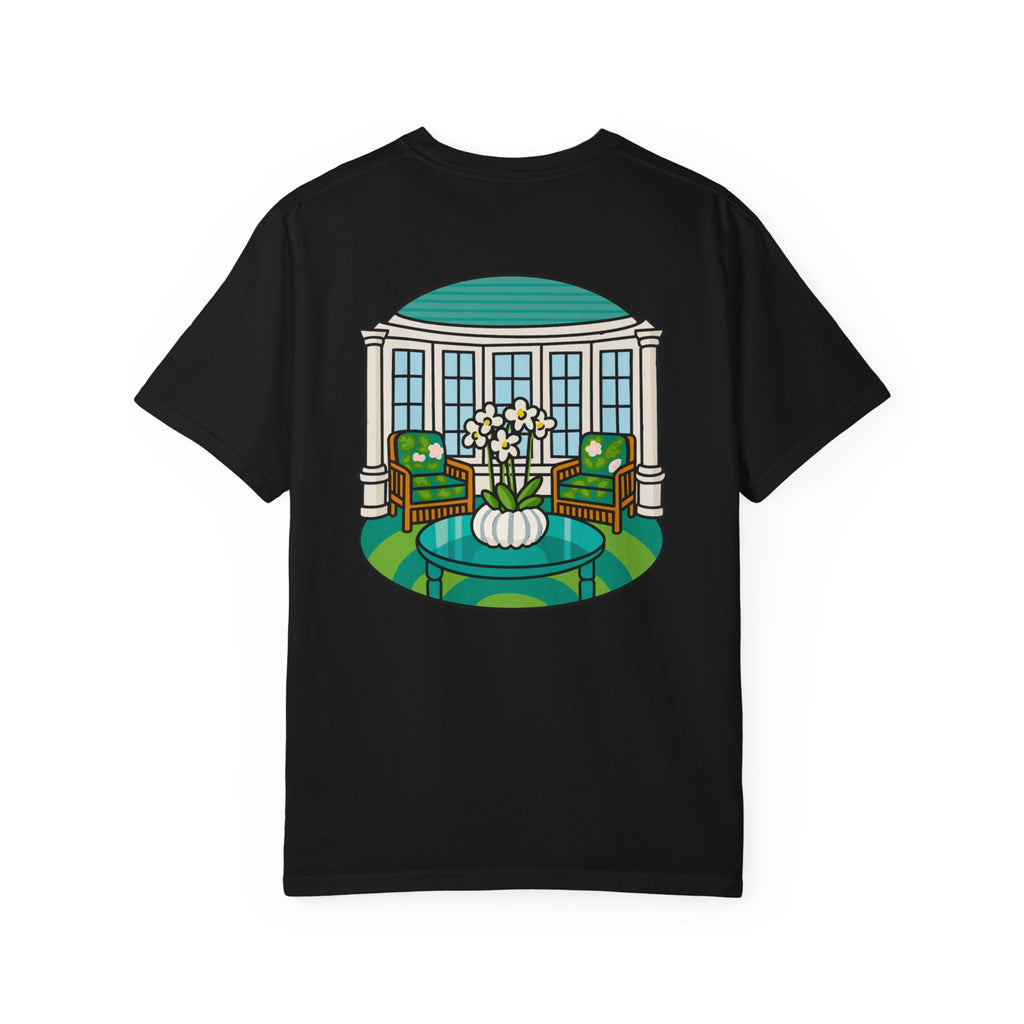 Mackinac Merch - The Hotel Iroquois Series - The Circle Porch Comfort Colors T Shirt